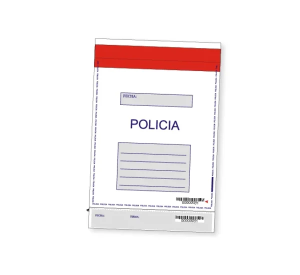 sobres de seguridad sobres policia